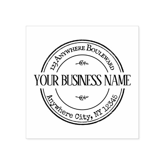 Persoonlijke vintage 	rubberstempel (Afrduk)