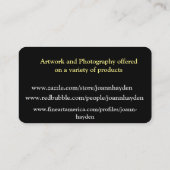 PERSOONLIJKE VISITEKAARTJES (Achterkant)