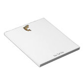 Persoonlijke Visliefhebber – Forel Vissen Ontwerp Notitieblok (Schuin)