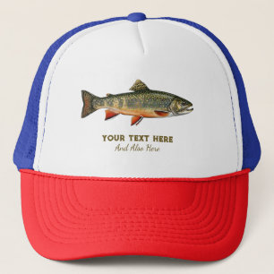 Persoonlijke Visliefhebber – Forel Vissen Ontwerp Trucker Pet