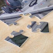 Persoonlijke vissershaven, landschappelijk legpuzzel (Zijkant)