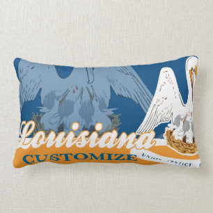 Persoonlijke vlag van de staat Louisiana Kussen