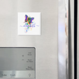 Persoonlijke vlinder spatten magneet