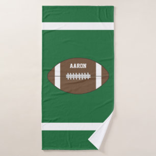 Persoonlijke voetbal badhanddoek