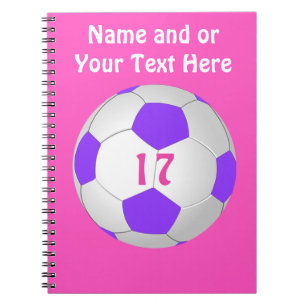 Persoonlijke Voetbal-laptop voor meisjes Notitieboek