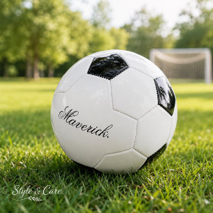 Persoonlijke voetbal met aangepaste naam voor iede