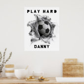 Persoonlijke Voetbal Poster (Keuken)
