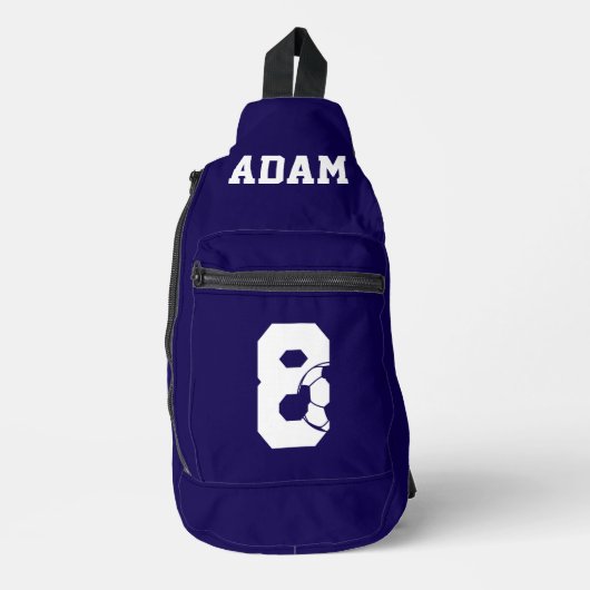 Persoonlijke Voetbal Schoen Sling Bag (Voorkant)