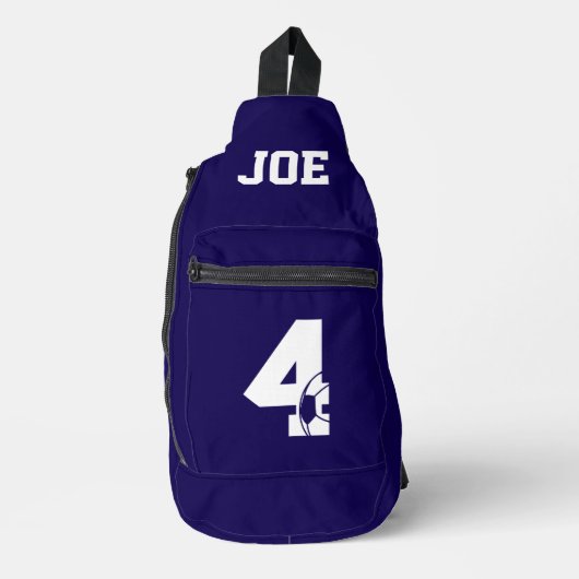 Persoonlijke Voetbal Schoen Sling Bag (Voorkant)