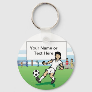 Persoonlijke Voetbal van de Speler van de Voetbal Sleutelhanger