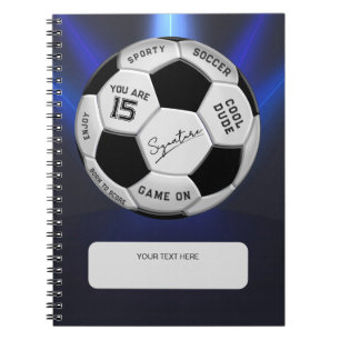 Persoonlijke Voetbal Verjaardag Leeftijd Naam T Notitieboek