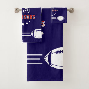 Persoonlijke voetbalhanddoek! bad handdoek
