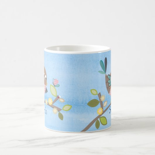 Persoonlijke vogelMok Koffiemok (Center)