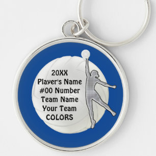 Persoonlijke volleybalcadeautjes TEAM COLORS, TEKS Sleutelhanger