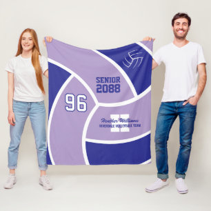 Persoonlijke volleyballcadeau voor seniorenavond o fleece deken