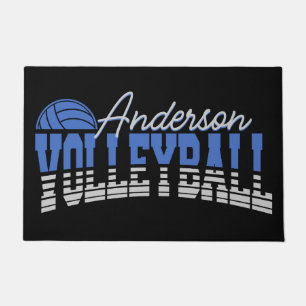 Persoonlijke Volleybalspeler VOEGD NAAM Team Champ Deurmat