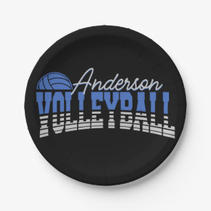 Persoonlijke Volleybalspeler VOEGD NAAM Team Champ Papieren Bordje
