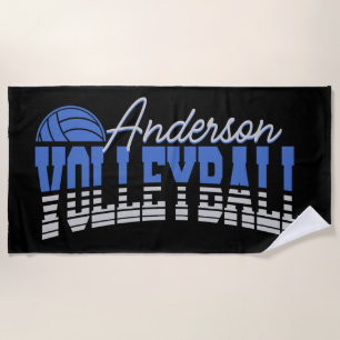 Persoonlijke Volleybalspeler VOEGD NAAM Team Champ Strandlaken