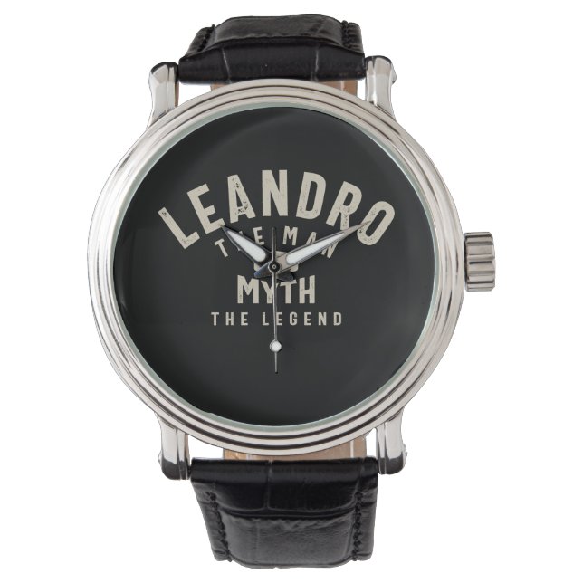 Persoonlijke voornaam van Leandro Horloge (Voorkant)