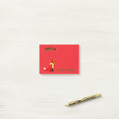Persoonlijke Vos Post-it® Notes (Op bureau)