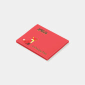 Persoonlijke Vos Post-it® Notes (Schuin)