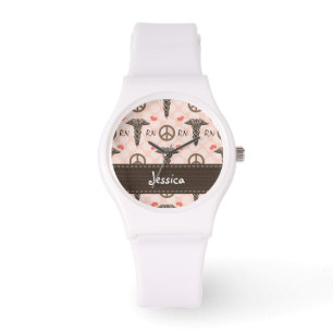 Persoonlijke vredesliefdesverpleegster Caduceus Horloge