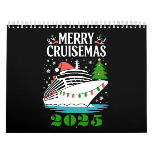 Persoonlijke vrolijke Cruisemas cruiseschip famili Kalender