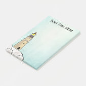 Persoonlijke Vuurtoren Post-it® Notes (Schuin)