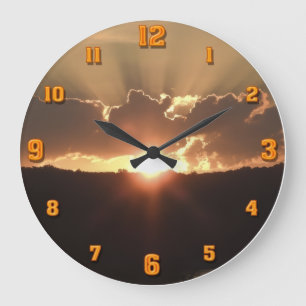 Persoonlijke wandklok Moderne woondecoratieklok Grote Klok