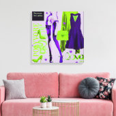 Persoonlijke wandkunst: liefdesgeschenk canvas afdruk (Insitu (Woonkamer))