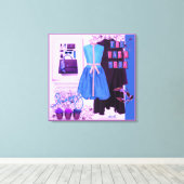 Persoonlijke wandkunst: liefdesgeschenk canvas afdruk (Insitu (Houten vloer))