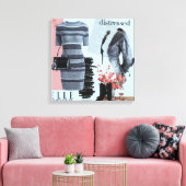 Persoonlijke wandkunst: liefdesgeschenk canvas afdruk (Insitu (Woonkamer))