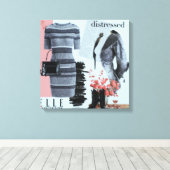 Persoonlijke wandkunst: liefdesgeschenk canvas afdruk (Insitu (Houten vloer))