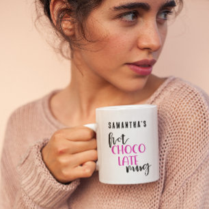 Persoonlijke warme chocolademelk mok
