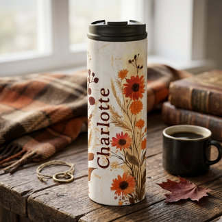 Persoonlijke waterfles met naam thermosbeker