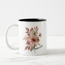 Persoonlijke Waterverf Bloemenmok