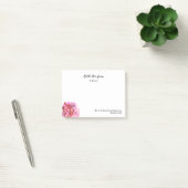 Persoonlijke Waterverf Hydrangea-scripts Post-it® Notes (Kantoor)