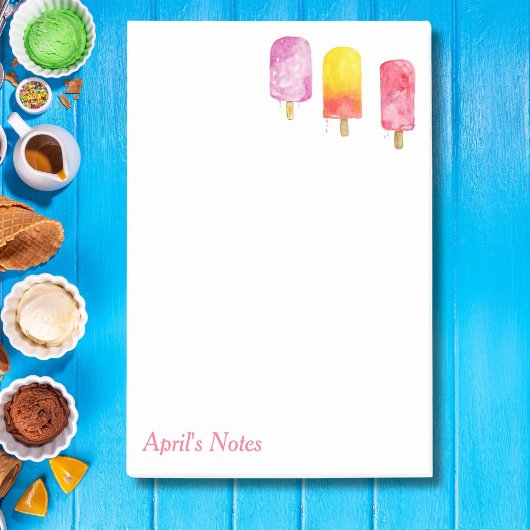 Persoonlijke Waterverf Popsicles  Post-it® Notes