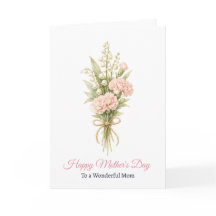 Persoonlijke waterverf roze pioenroos lelie Moeder