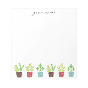 Persoonlijke Waterverf Succulenten Boho Notitieblo Notitieblok