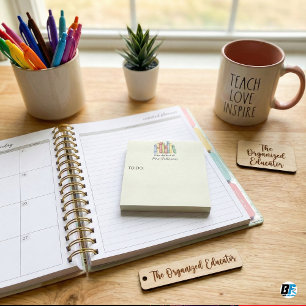 Persoonlijke waterverfboeken van het bureau van T Post-it® Notes