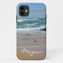 Persoonlijke Waves Beach Hoesje-Mate iPhone 11 Hoe