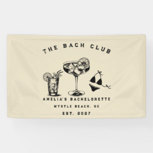 Persoonlijke weekendtrip strand vrijgezellenfeest spandoek