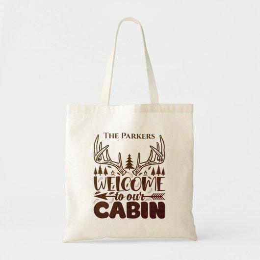 Persoonlijke welkom in onze cabine-Canvas tas (Voorkant)