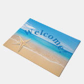 Persoonlijke Welkom Mat bij het Zeehuis (Schuin)