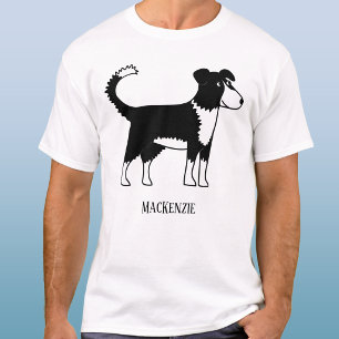 Persoonlijke Welsh Border Collie Sheepdog T-shirt
