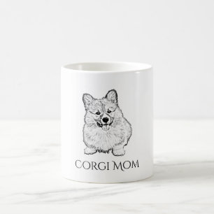 Persoonlijke Welsh Corgi "Corgi Mam"-Mok Koffiemok