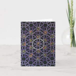 Persoonlijke wenskaart met Crown Jewels Quilt Feestdagen Kaart