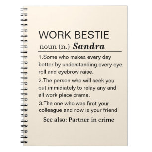 Persoonlijke Werk Beste Vriend Definitie Notitieboek