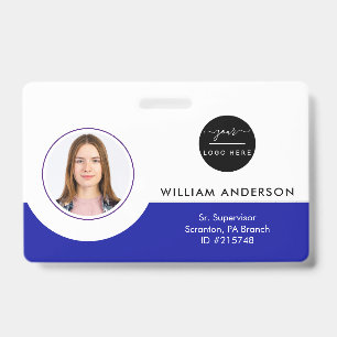Persoonlijke Werknemer Foto ID Bedrijfsbeveiliging Badge
